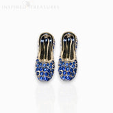 Wizard of OZ Dorothy Sapphire Slippers - Earrings
